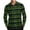 A-Green Jackets for Men, variant on WAENQINLA Men's Stylish Casual Shirt Button Up Regular Fit Tops Long Sleeve Plaid Graphic Golf Tees Vintage Lightweight Work Jackets Army Green L