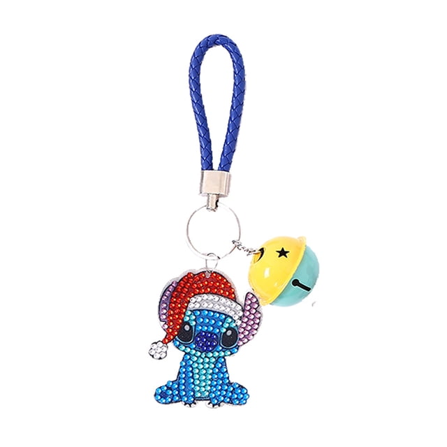 Llavero DIY Dibujos Animados Doble Cara Acrílico Cristalino para Bolso Mujer