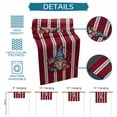 thumbnail image 6 of Patriotic Gnomes Table Runner 90 Inches, Independence 250 Memorial Red Striped Bed Runner Dresser Scarves Tabletop for Indoor Outdoor Parties/Ceremony/Banquet, 13" x 90", 6 of 9