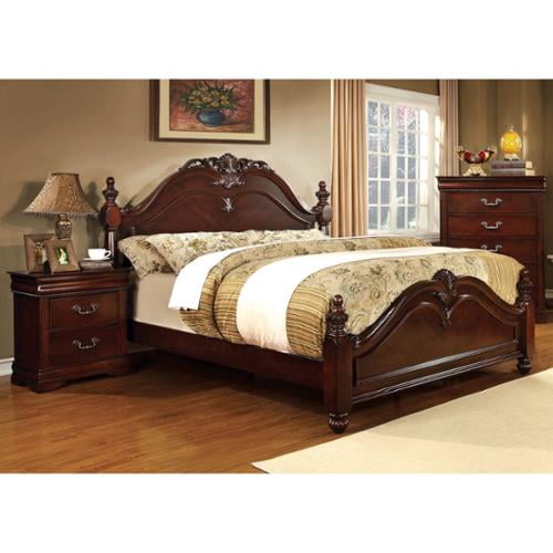 Furniture of America Diva 3pc. Cherry Bedroom Set Queen