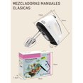 thumbnail image 2 of Batidora de Mano 7 Velocidades，Turbocharged Batidora de Mano, Mezclador de Cocina Incluye 4 Barras de Mezcla para Mezclar, 1 Separaci&oacute;n De Claras De Huevo, 2 of 7