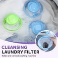 thumbnail image 2 of Floating Hair Filtering Mesh Removal, Lint Catcher for Washing Machine, Pet Hair Remover for Laundry, Reusable Washing Machine Hair Filter Mesh Bags (Mixed Color 3 Pack), 2 of 8