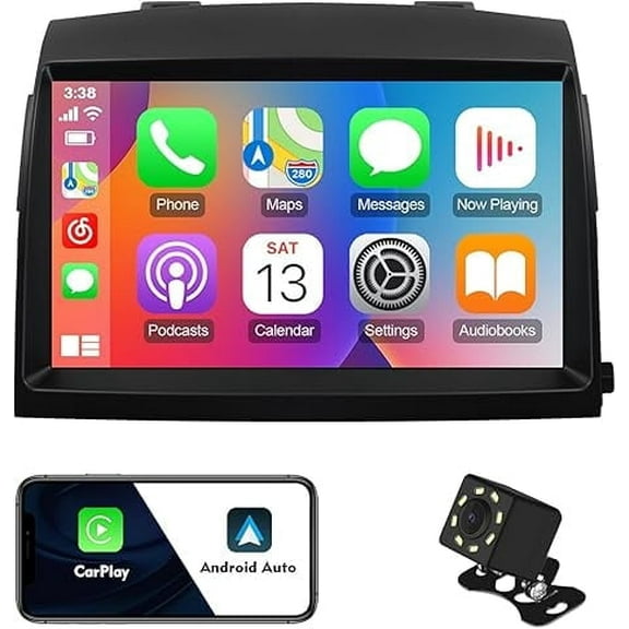 9-inch Android 10 Double Din Car Stereo for Toyota Sienna 2004-2010 IPS Touchscreen Screen Car Radio