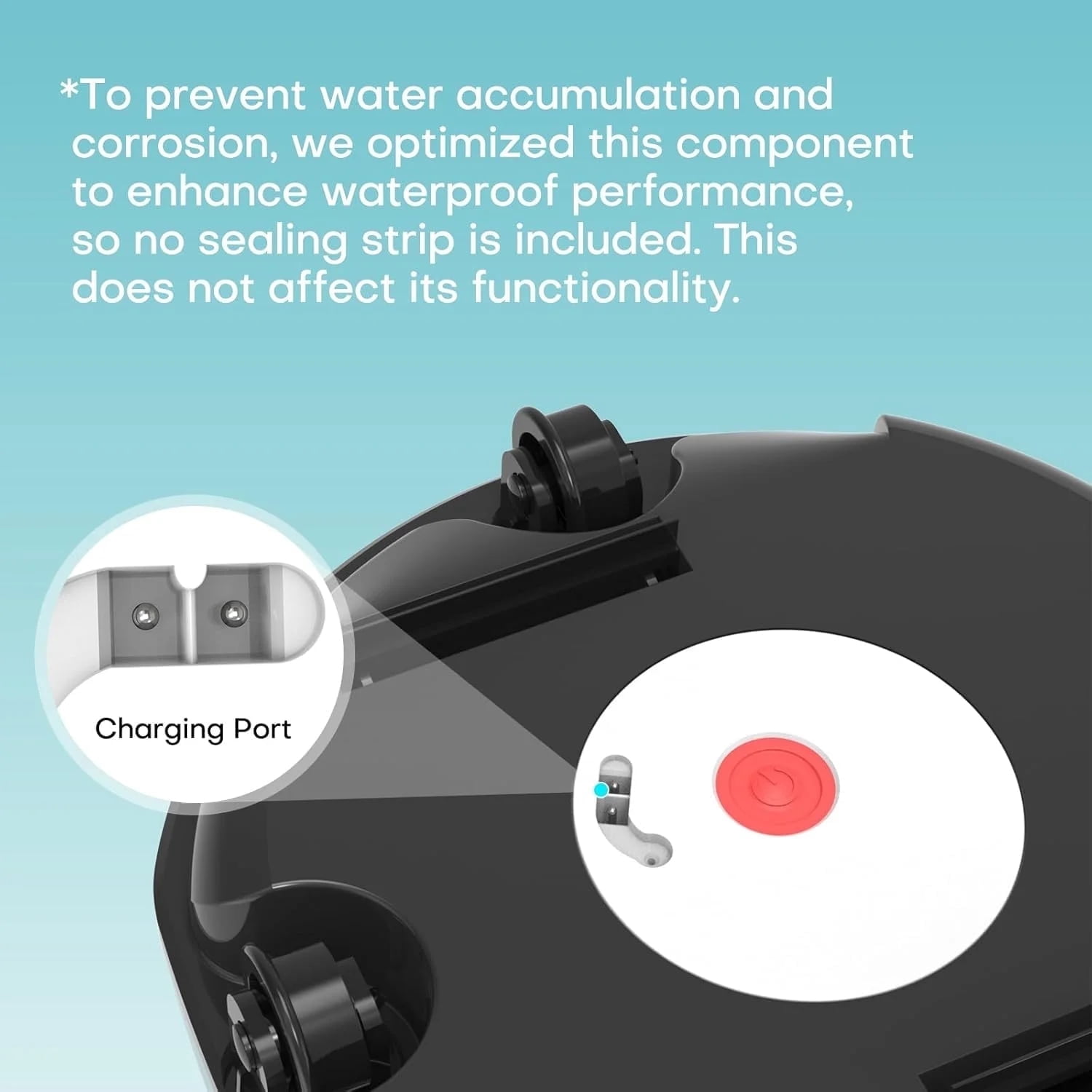 Cordless Robotic Pool Cleaner, Winny Pool Cleaner Automatic Pool Vacuum with Dual Filters, 80 Mins Runtime, Ideal for Flat Above Pools Up to 645 Sq.Ft (White and Blue)