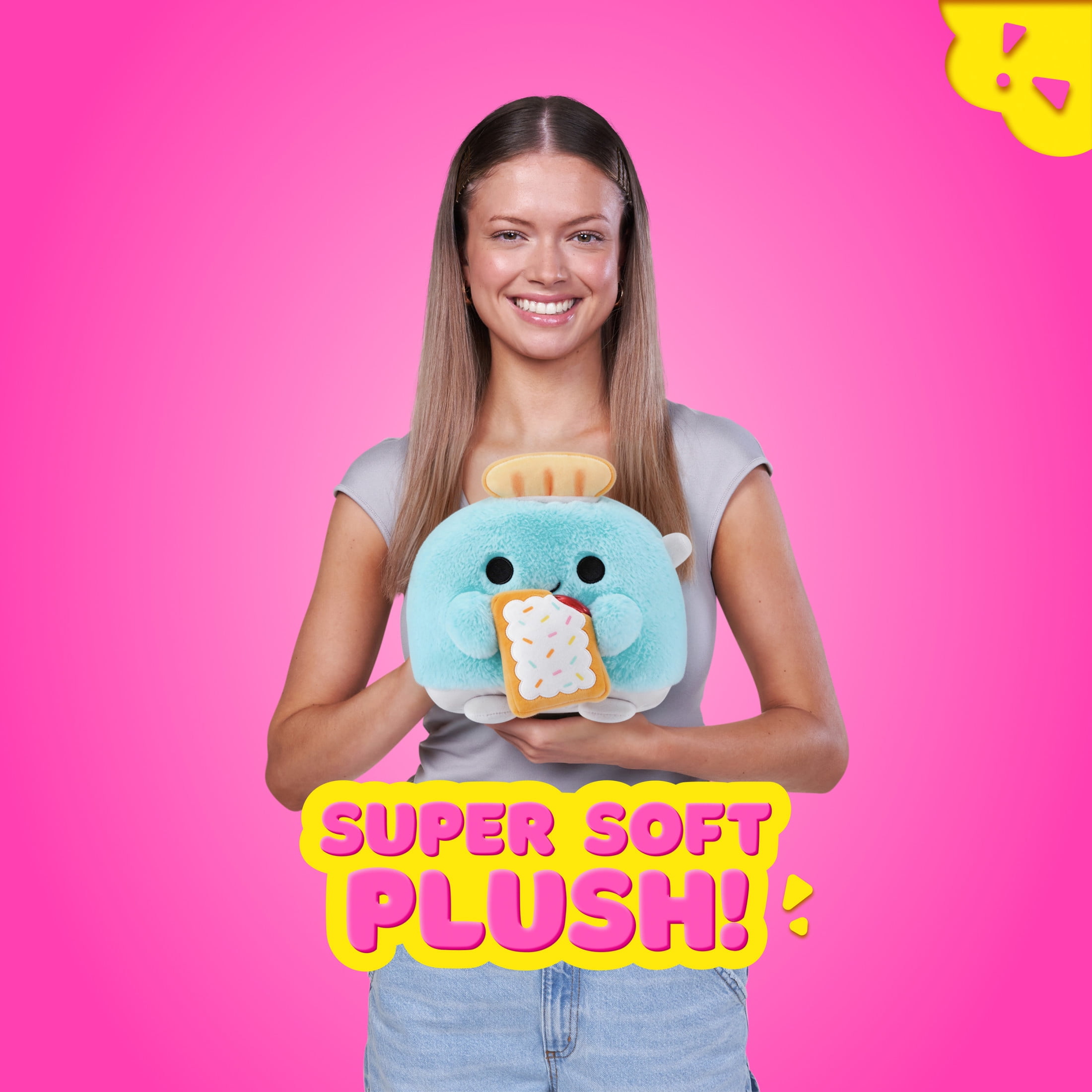 Snackles Core Series 2 Toaster with Tart by ZURU - Ultra-Soft 8-inch Plush Toy for All Ages