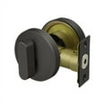 thumbnail image 2 of Deltana ZDRU10B Elite Keyed Entry Single Cylinder Deadbolt Round Rosette W/Low Profile Oil Rubbed Bronze, 2 of 2