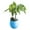 Blue, variant on Nomeni Plant Pots Clearance! Mini Colourful Round Plastic Plant Flower Pots Home Office Decor Planter Garden Supplies Blue