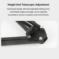 thumbnail image 4 of Tignapoo Adjustable Aluminum Phone Stand for Tablets & Smartphones (4-12.9"), Foldable & Portable for Desk, Bed, Kitchen, Office - White, 4 of 6