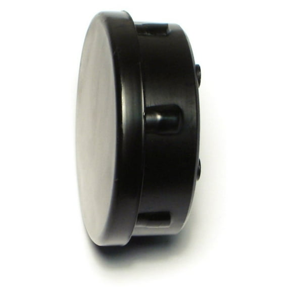 1-1/2" x 18 Gauge Round Black Plastic Furniture Tips FTIP-138 (4 pcs.)