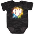 thumbnail image 3 of Inktastic Baseball Sports Heart Girls Baby Bodysuit, 3 of 5