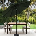 thumbnail image 2 of Davee 9 Ft Outdoor Patio Market Umbrella with Base - Green, 2 of 4