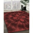 thumbnail image 3 of Ahgly Company Tapis d'Intérieur Rectangulaires Transitionnels Rouges Lavables à la Machine, 5 Pieds x 7 Pieds, 3 of 7
