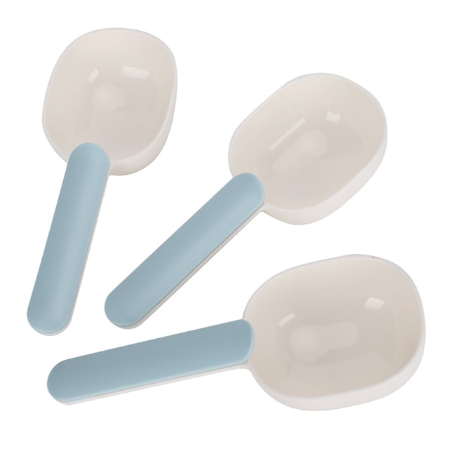 Cuchara para comida para mascotas, 3 piezas de plástico de alta resistencia, suministros para mascotas, cuchara para comida para perros, funcionamiento suave