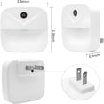thumbnail image 5 of HIBIBUD 4 Pack Led Night Lights Plug in with Light Sensors,Automatic Wall Light,Night Lights for Kids and Adult,Little Motion Sensor Night Lights Led Lights for Bedroom Play,White Light, 5 of 7