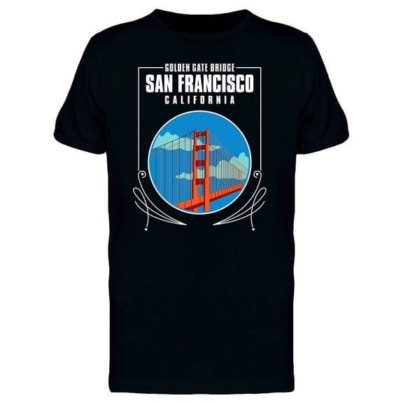 Golden Gate San Francisco Logo Tee Men's -Image by Shutterstock