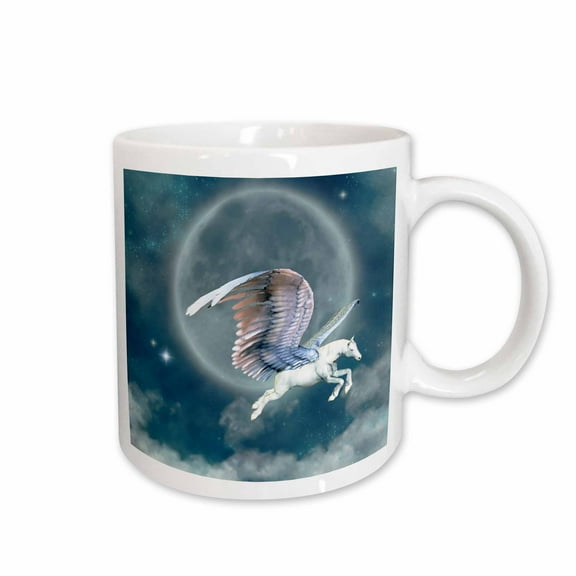 3drose, Pegasus Moon, 15oz Mug