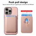 thumbnail image 3 of Allytech 2 in 1 Detachable Wallet Case for iPhone 12, [Thin & Light] [Compatible with MagSafe] Luxury PU Leather Card Holder Soft Bumper Shockproof Anti-Scratch Magnetic Case, Pink, 3 of 11