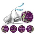 thumbnail image 1 of Darling Souvenir 190-Pack Custom Bridal Shower Personalized Stickers Candy Labels-Plum, 1 of 2