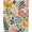 Pink, Pattern 8, variant on ODIKA 8'x10' Washable Area Rug Pastel Floral Whimsy Artistic Design Vibrant Botanical With Playful Modern Twist for Living Room, Under Sectional, Family , Durable, Non-Slip
