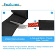 thumbnail image 4 of Unique Bargains 4' ID 6.5FT Nylon Protective Hose Sleeve, Cable Cover Sheath Protection, Black, 4 of 4
