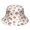 Mushroom and Character White Pattern, variant on Mushroom and Cone Black Pattern Bucket Hat, Outdoor Sun Hat with Wide Brim & Breathable Fabric, Foldable Design Gifts for Unisex Men Women