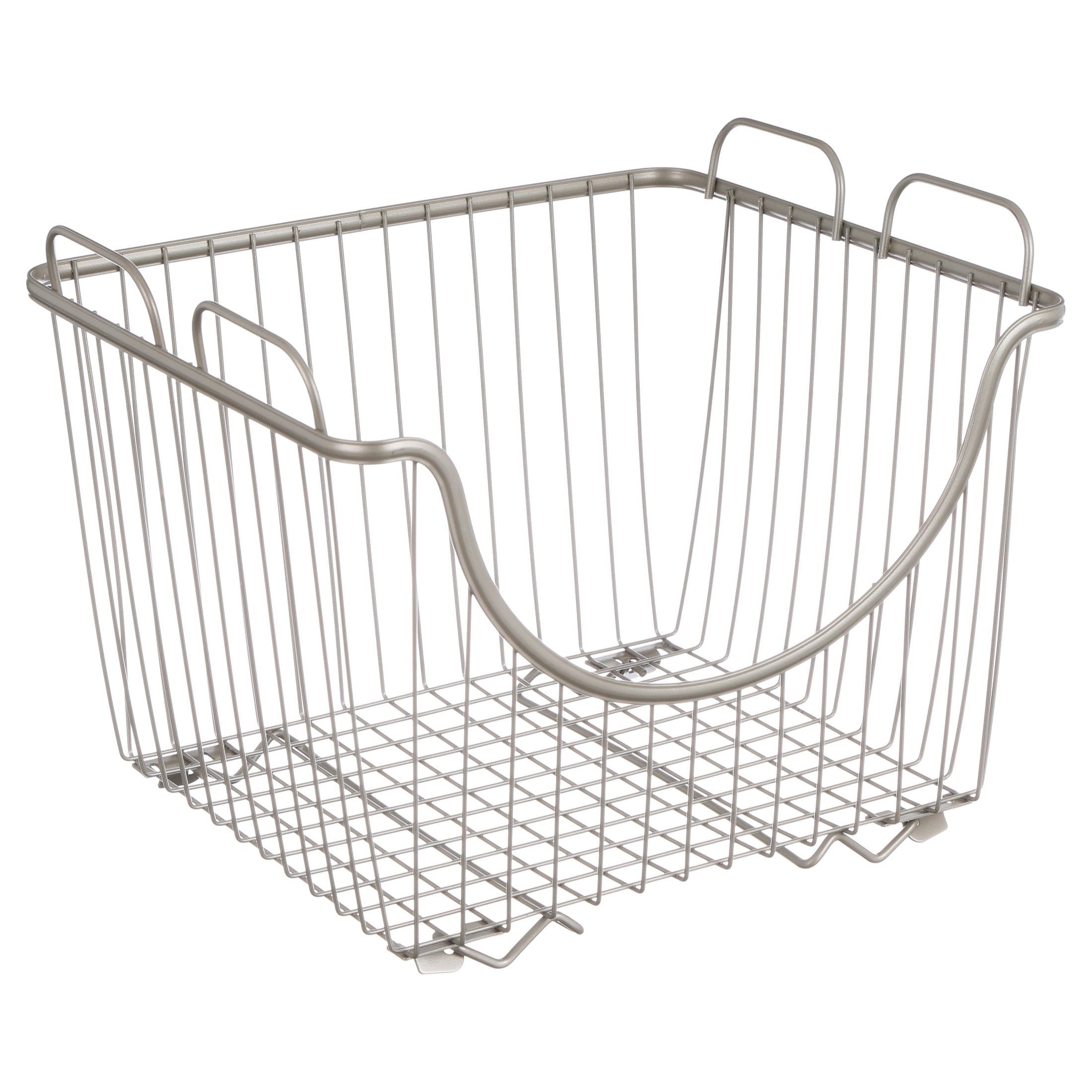 Scala Steel Wire Stackable Basket  Stackable baskets, Diy kitchen storage,  Stacking basket