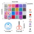 thumbnail image 3 of Baohd Beads DIY Crafting Handmade Beads Jewelry Making Clothes Decoration Accessories with 24 Grids Box, 3 of 9