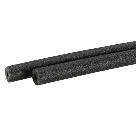 Uxcell Foam Tube Sponge Protective Sleeve Heat Preservation Black Sleeve 5mm(0.2 Inch) ID for Pipe Insulation 2Pack