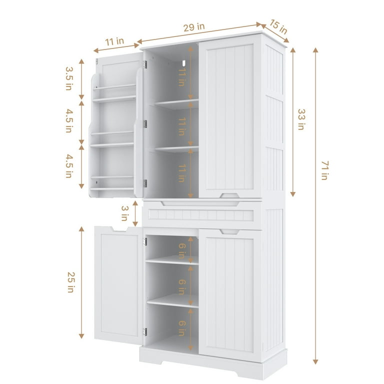 Amezquita 71 sale kitchen pantry