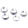 thumbnail image 2 of tamizeot 12 Pcs/set Summer Fashion Hollow Plated Alloy Toe Rings Beach Vacation Foot Set Toe''s Rings Girls Foot Jewelry Gift, 2 of 6