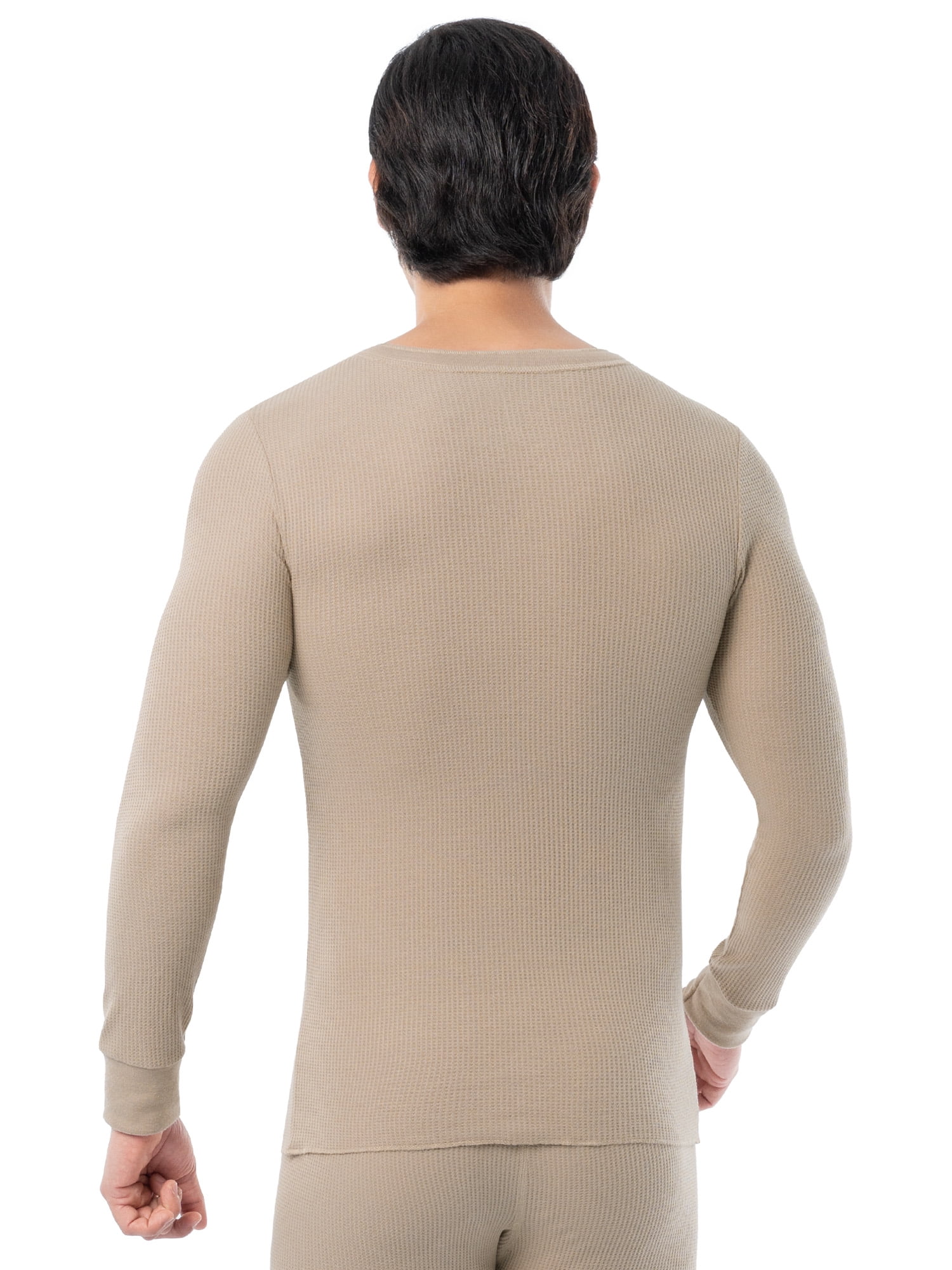 Fruit of the Loom Men's Thermal Waffle Henley Top, 2-Pack, Sizes S-5XL