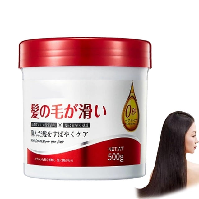 Keratin Hair Mask for Dry Damaged Hair, Deep Conditioning and LongLasting Smoothness 500ml