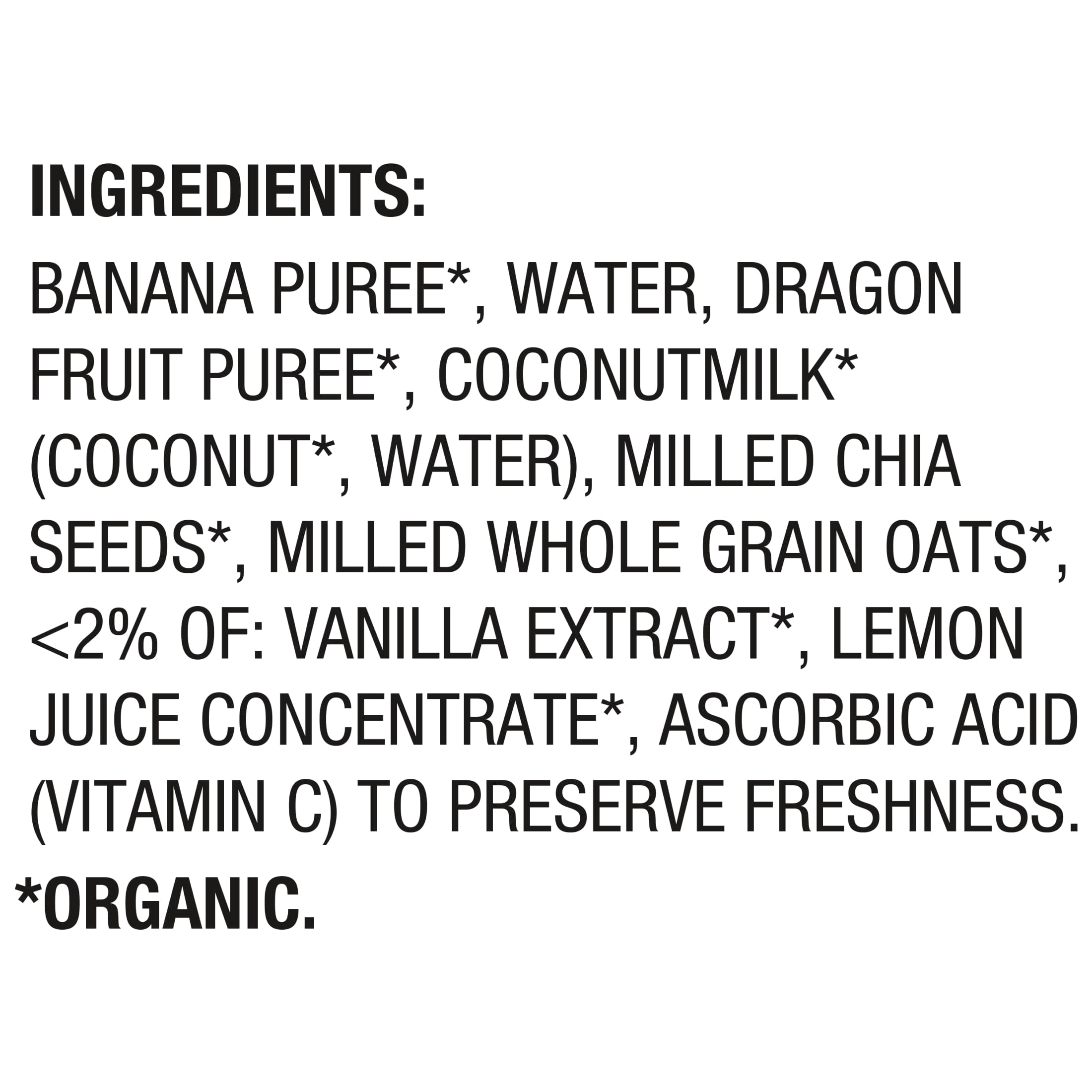 Happy Tot, Stage 4 Baby Food, Bananas & Dragonfruit, 4 oz. Pouch
