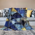 thumbnail image 2 of WYYP Flannel Bed Blanket Throw Plush Soft Warm Printed Design for Sofa Couch Camping - Adult Size 60x80in, 2 of 6
