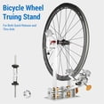 thumbnail image 2 of Bicycle Wheel Truing Stand Bike Wheel Alignment Tool with Dial Gauge for Quick Release and Thru-Axle, 2 of 7