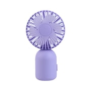 Mini Portable Handheld Fan Rechargeable, 250mAh Battery with Adjustable Wind Speeds, Lightweight and Compact for Travel Office Home, Personal Cooling Anywhere