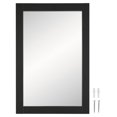 thumbnail image 2 of Shorewood Bathroom Mirror, 20-Inch x 30-Inch, Framed Mirror, Soft Matte Black, 589713, 2 of 9