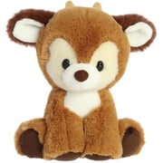 Aurora® Festive Holiday Dashing Reindeer™ Stuffed Animal - Seasonal Cheer - Heartwarming Gifts - Brown 8 Inches