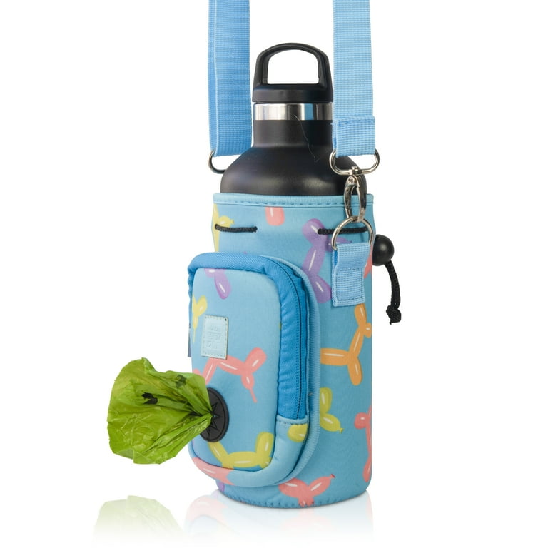Water bottle top carrier for dogs