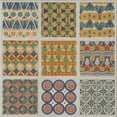 thumbnail image 1 of Ahgly Company Indoor Square Patterned Brown Novelty Area Rugs, 3' Square, 1 of 6