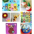 thumbnail image 2 of 40 Uds DIY Color no tejido niños Patchwork artesanía decoración de dibujos animados juguete hojas de tela de fieltro suave, 2 of 5