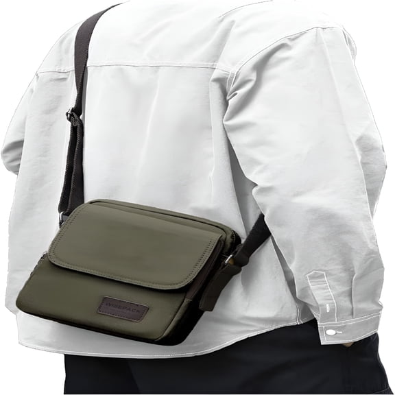 AOMRCOL Crossbody Bag, Small Canvas Messenger Bag for Phone Passport
