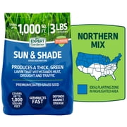 Expert Gardener Sun & Shade Northern Grass Seed Mix, for Sun to Partial Shade, 3 lb.