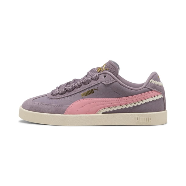 Tenis Puma Mujer Plataforma Comodos Casual violeta oscuro 27