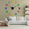 thumbnail image 3 of Reloj de Pared Moderno 3D DIY Fernando Reloj de Pared de Bricolaje Sin Marco Negro, 3 of 6