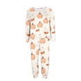 thumbnail image 6 of XUNKUSGA Plus Size Halloween Women's Pajama Sets Casual Long Sleeve Top and Bottoms Pjs 2 Piece Sets for Women Soft Cozy Fall Winter Pajamas for Women Set #13 XL, 6 of 7