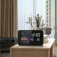 thumbnail image 6 of XGFHYJEH Alarm Clock, Atomic Clocks, Alarm Clock for Kids, Digital Clocks Large Numbers, Small Smart Bedside Tabletop Cute Clock with Large LED Display, Temperature And Humidity Display, 6 of 8