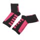 thumbnail image 4 of Calcetines deportivos muy transpirables, elásticos, cómodos, con mangas de compresión para pies para hacer ejercicio físico, correr, en color negro y rosa, 4 of 10