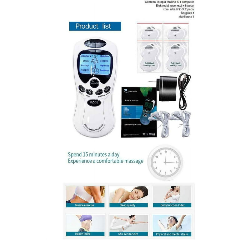 BodyMed® TENS/EMS/Massager Combo with Body Part Diagram – BodyMed® - Health  & Wellness Products