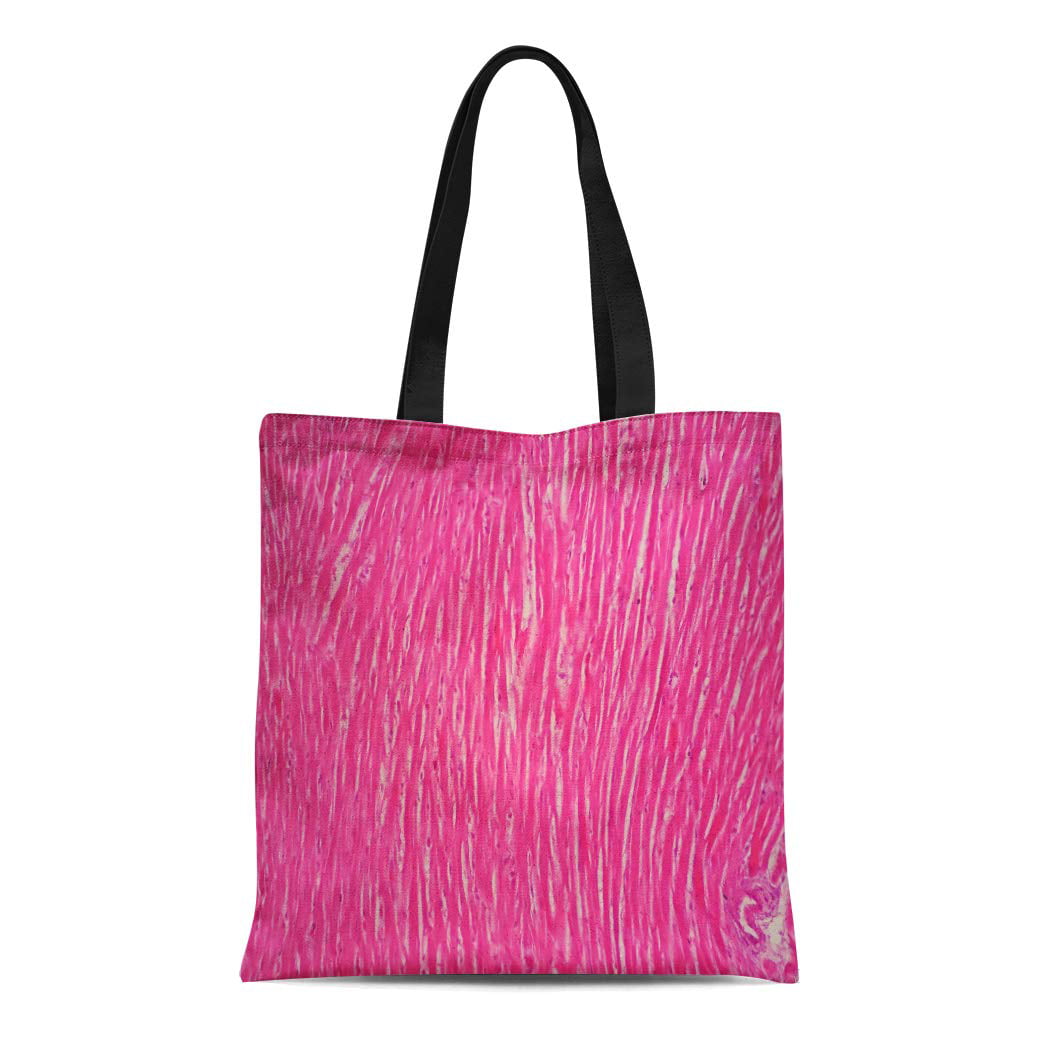 KDAGR Canvas Tote Bag Tissue Histology of Human Cardiac Muscle Under ...